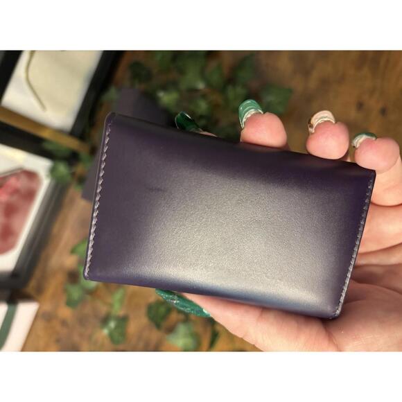 Prada Purple Calfskin Leather 6-Hook Key Holder NWOT - Picture 1 of 8